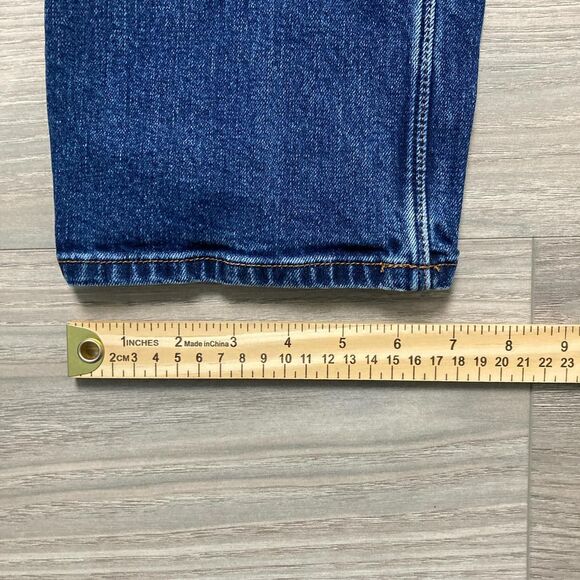 Volcom Solver Modern Straight Blue Jeans Size 36 - Picture 3 of 8